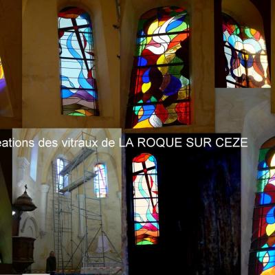 Vitraux la roque sur cece dossier 1